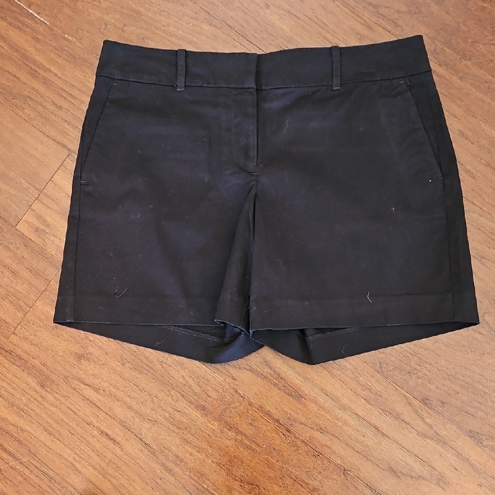 Ann Taylor Black Bermuda Shorts Tailored Elegance